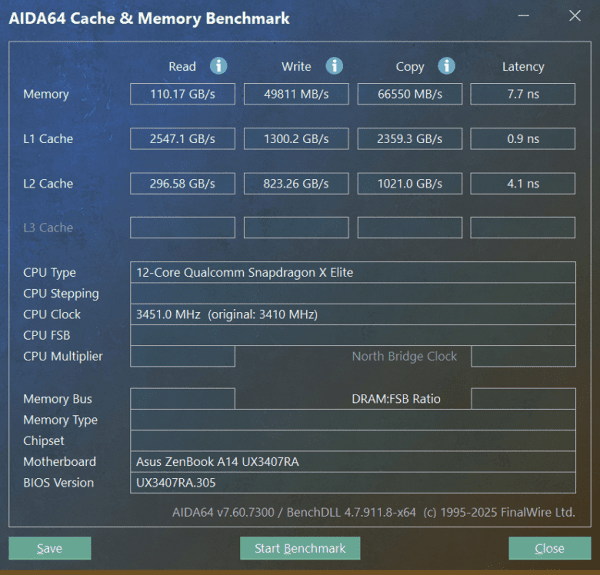 Обзор ноутбука Asus Zenbook A14 UX3407RA на платформе Snapdragon X Elite X1E-78-100