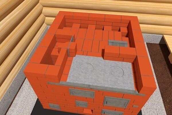 Как сделать печное отопление в частном доме с воздушным или водяным контурами