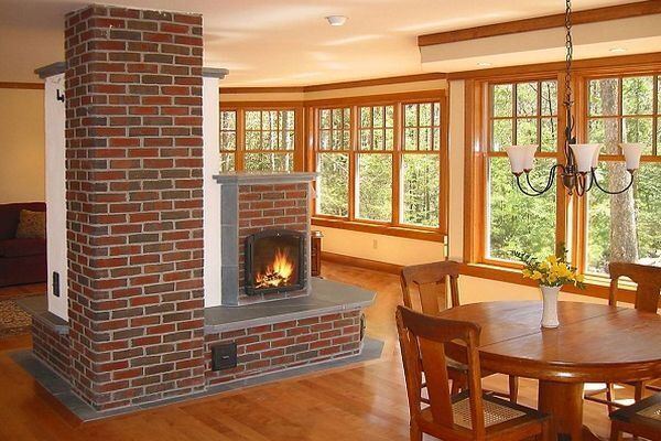 Как сделать печное отопление в частном доме с воздушным или водяным контурами