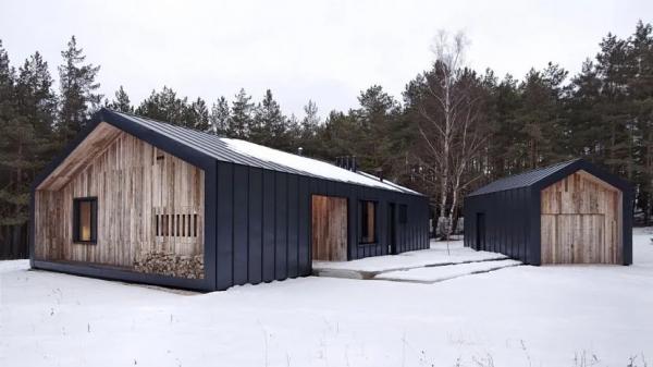 Барнхаус &ndash; это комфортный дом с экстерьером амбара, но в красивой современной стилистике