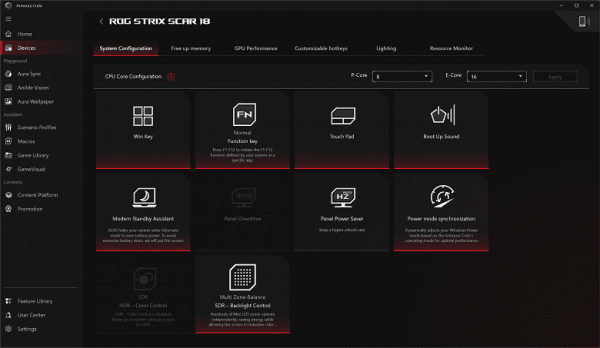 Обзор игрового ноутбука Asus ROG Strix Scar 18 G835LX с Intel Core Ultra 9 275HX и Nvidia GeForce RTX 5090 Laptop