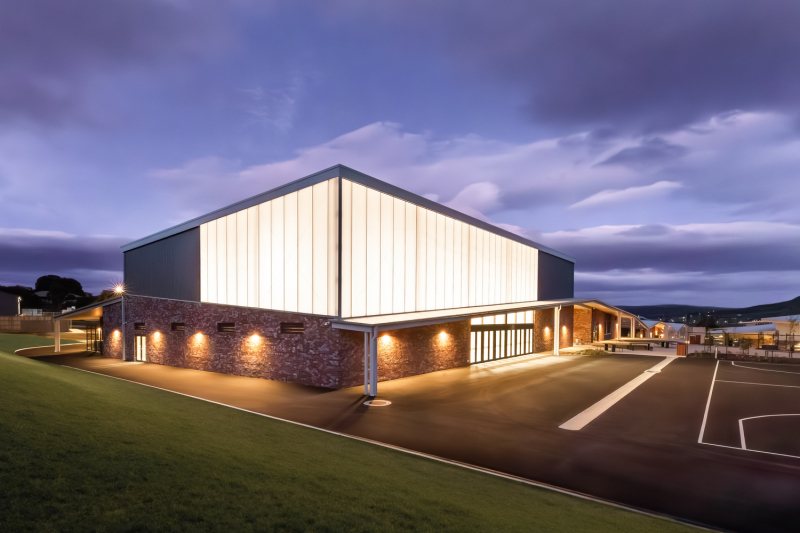 Брайтонская средняя школа в городе Баттери Пойнт, Австралия