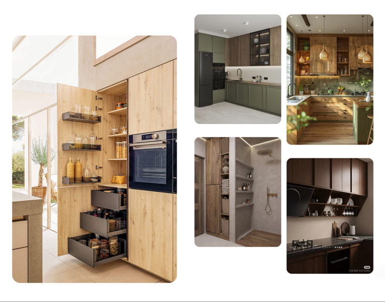 Как спланировать кухню, чтобы не было ощущения захлам­ленности