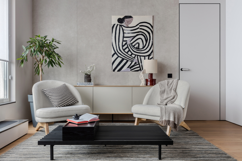 Почему это красиво: светлая кухня-гостиная без телевизора и дивана