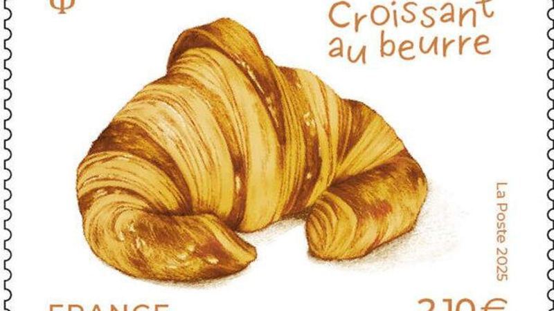 Французская почта выпустила марку с ароматом круассана