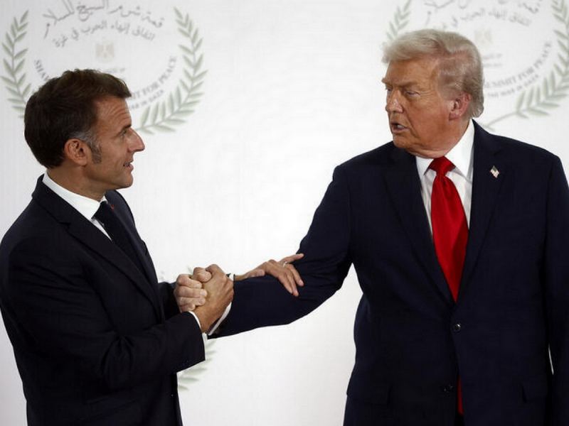 На саммите по Газе Макрона дважды унизили Трамп и Эрдоган