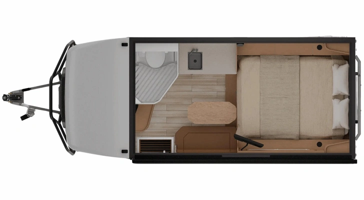 Оцените компактный австралийский дом-прицеп с отсеком для хранения велосипедов: 20 фото