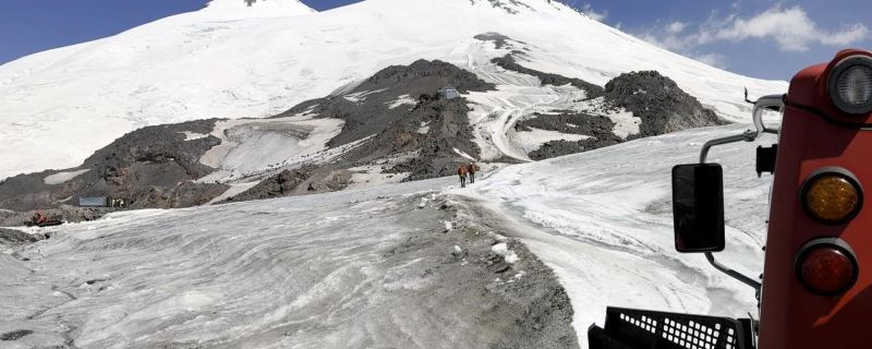 Горное безумие: лавина, водопады и дедушка Эльбрус (видео)