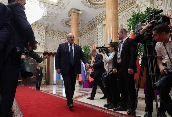 10 октября 2025 года. Президент Беларуси Александр Лукашенко во Дворце нации.