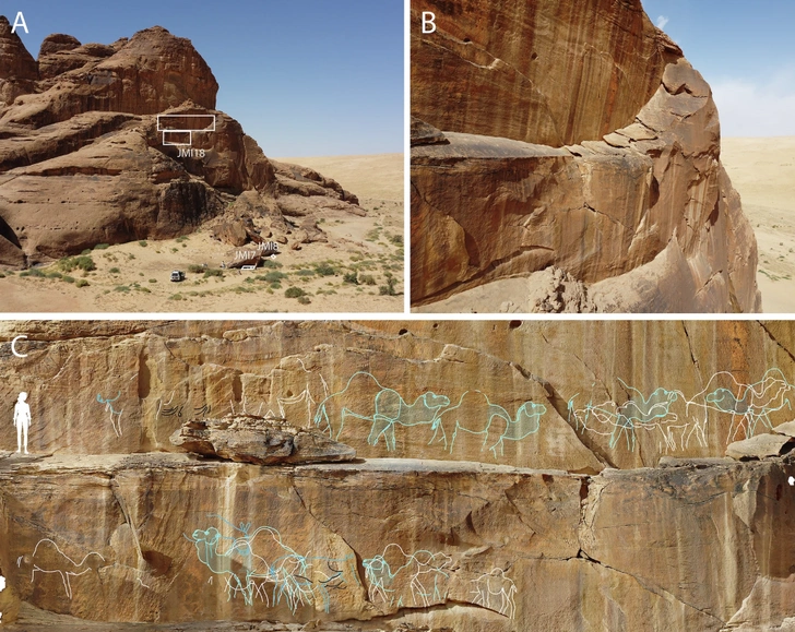 В пустыне нашли доисторические «дорожные знаки», которые указывали древним людям путь к источникам