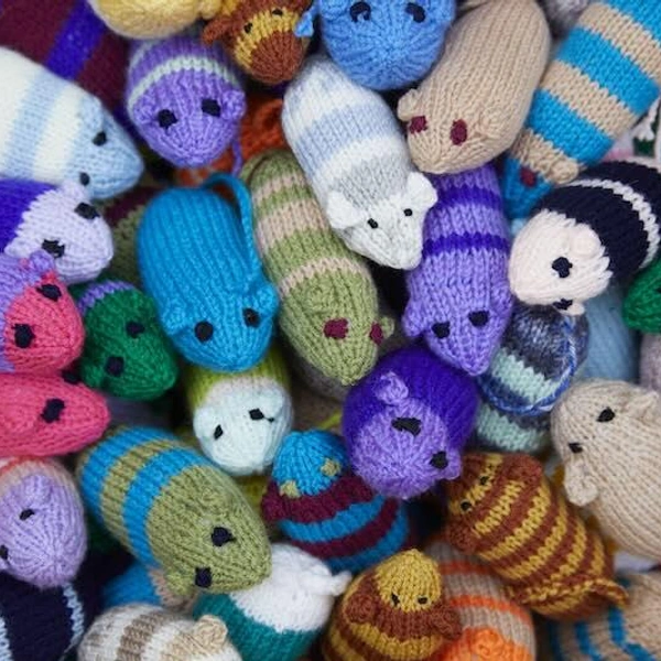 Читатели британского журнала установили мировой рекорд, связав 46 тысяч игрушек для приютских котов: посмотрите на милые фото