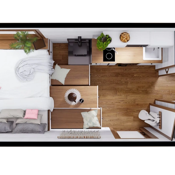 Минимализм в шведском стиле: оцените крошечный дом-прицеп Sofia в котором продумано буквально всё