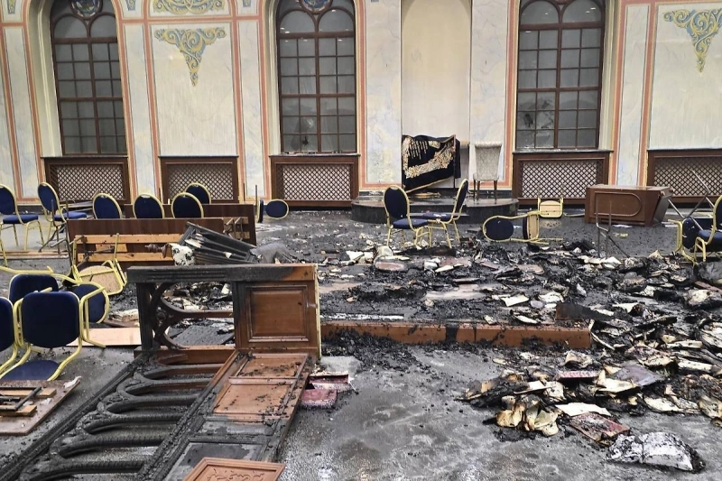 На Украине подожгли одну из самых известных синагог в мире