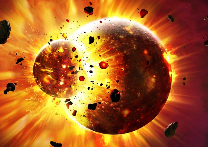 Неловкая соседка: врезавшаяся в Землю протопланета Тейя образовалась неподалеку от Солнца