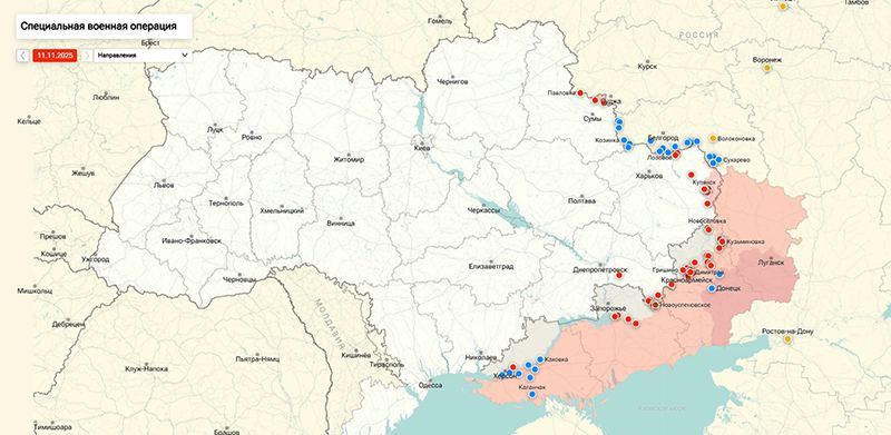 Опубликовано эпичное видео удара трехтонной авиабомбы по городу-спутнику Красноармейска