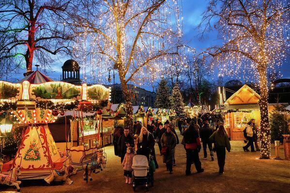 Рождественская ярмарка в Берлине.