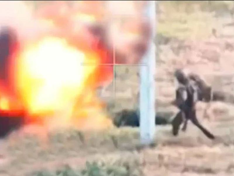 Российский «Нео» увернулся от 7 украинских дронов, попав на видео