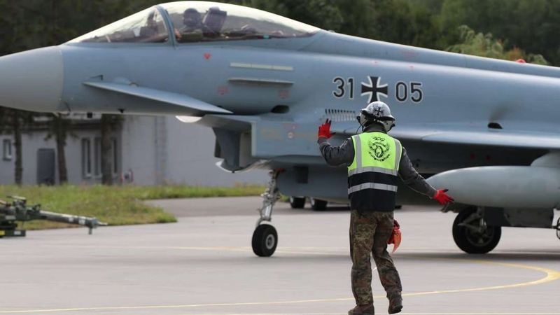 Германия перебросила в Польшу истребители Eurofighter для патрулирования