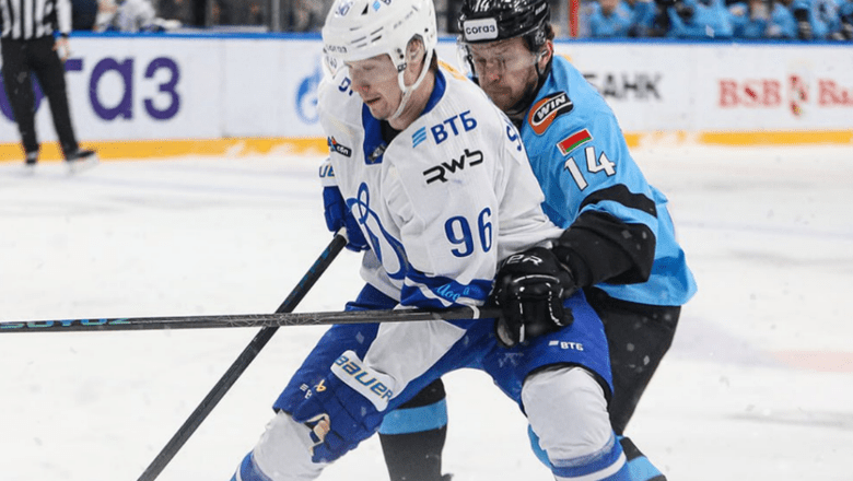 Минское «Динамо» разгромило московское «Динамо» со счётом 7:1 в матче КХЛ