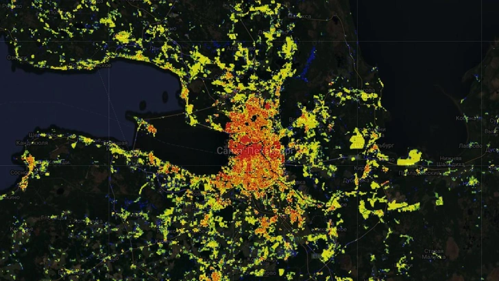 От небоскреба до юрты: географы нанесли на одну карту все 2,75 млрд зданий на Земле — вот что получилось