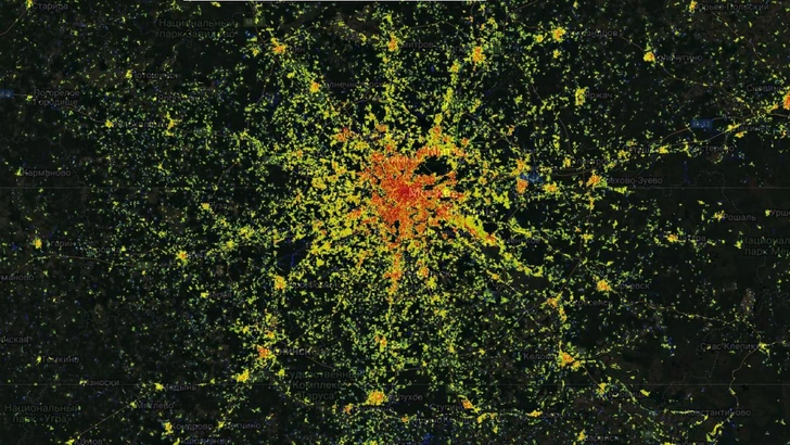 От небоскреба до юрты: географы нанесли на одну карту все 2,75 млрд зданий на Земле — вот что получилось