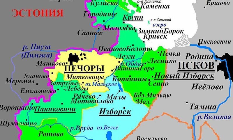 «Отмечают в паспортах»: Эстония «забрала» себе часть Псковской области