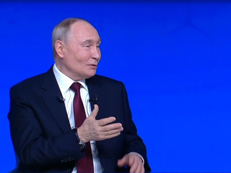 Путин заявил о скором взятии двух городов и назвал Зеленского «талантливым артистом»