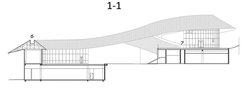 Центр для посетителей "Вулкан-Ин" в степи Силингол, Китай