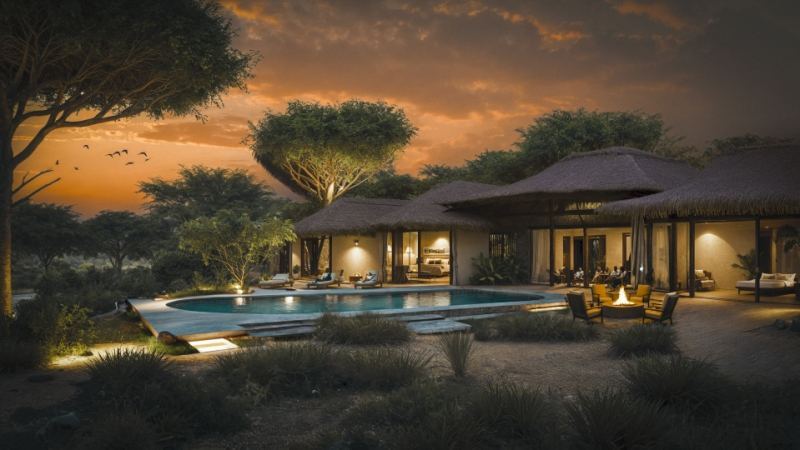 Foster + Partners показали проект аэротрополиса в Анголе