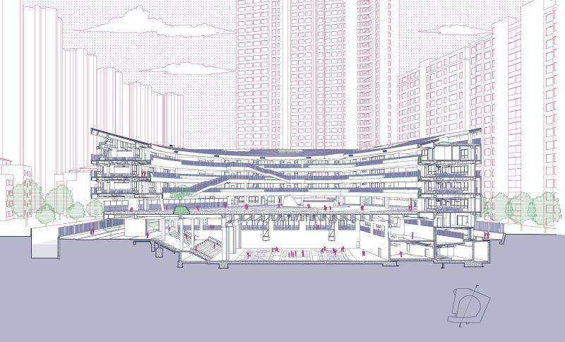 Китайская студия Urbanus спроектировала академию в Шэньчжэне