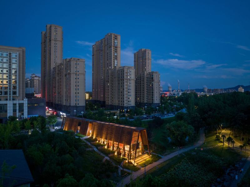 Культурный и социальный центр "Дом знаний" в Синьяне, Китай