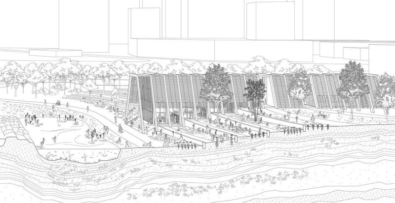 Культурный и социальный центр "Дом знаний" в Синьяне, Китай