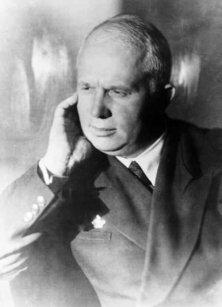 Первый секретарь ЦК КПСС, председатель Совета Министров СССР Никита Сергеевич Хрущев (1894-1971).