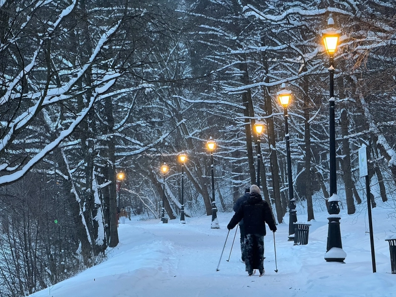 Москвичи успели насладиться самым тёплым днём недели в воскресенье