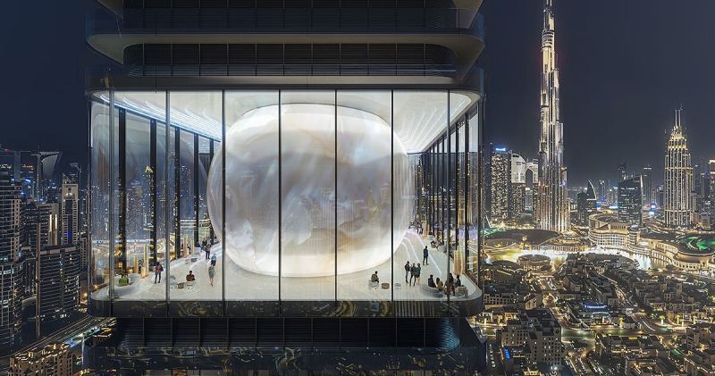 MVRDV показала концепцию небоскреба в Дубае с необычным лаунжем