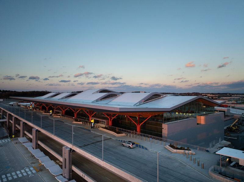 Новое здание терминала для международного аэропорта Питтсбурга