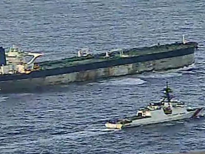 Опубликовано видео захваченного танкера Marinera