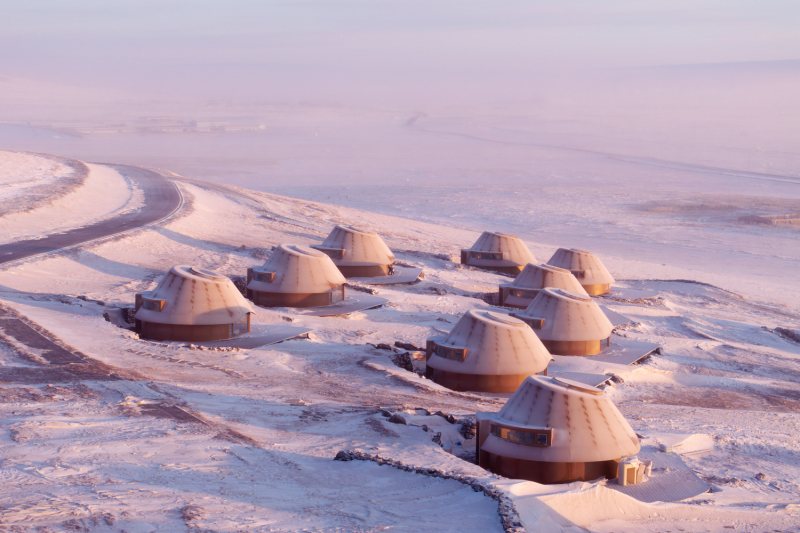 Отель для прибывающих гостей "Вулкан-Ин" открыт в Китае