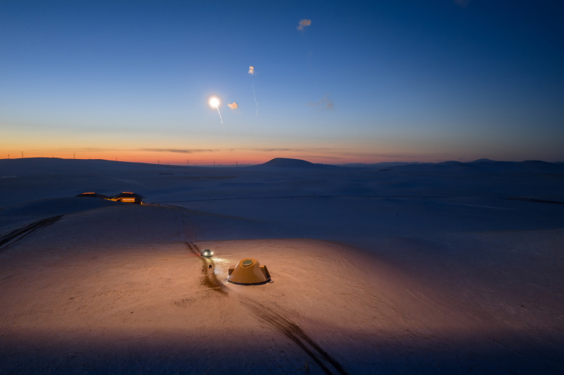 Отель для прибывающих гостей "Вулкан-Ин" открыт в Китае