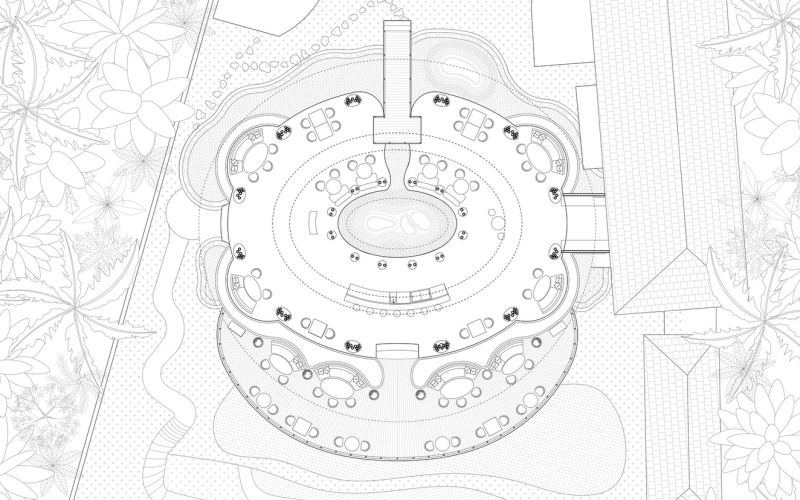 Ресторан "Juna" в Убуде принимает гостей на Бали, Индонезия