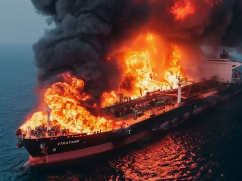 СМИ: БПЛА атаковали танкеры с казахстанской нефтью в Чёрном море