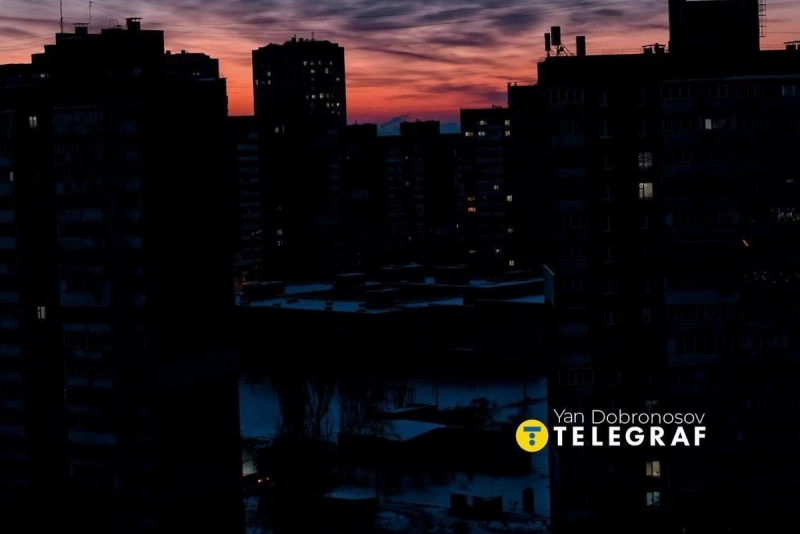 Украинцы показали кадры «апокалиптического» Киева без света и тепла
