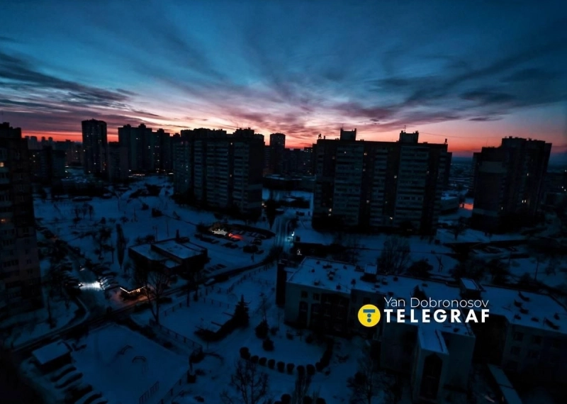 Украинцы показали кадры «апокалиптического» Киева без света и тепла