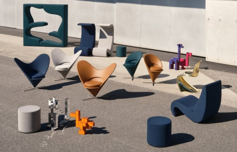 Vitra предлагает выбрать цвет лимитированной версии Panton Chair