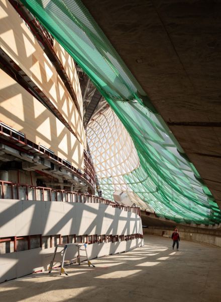 Ход строительства оперного театра в Пусане, Южная Корея