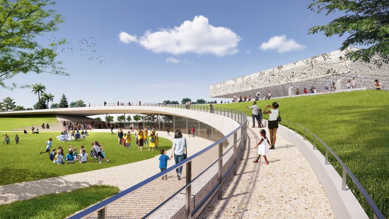 Переосмысление кампуса "La Brea Tar Pits" в Лос-Анджелесе, США