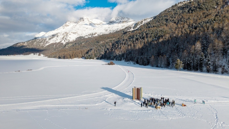 В Швейцарии установили инсталляцию Герхарда Рихтера