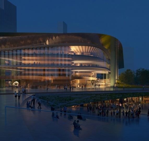 Zaha Hadid Architects построит новый культурный квартал в Ханчжоу