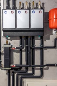 Схема разводки отопления в частном доме двухтрубная