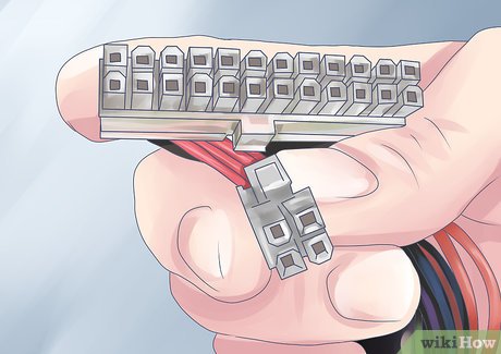 Step 4 Нажмите коннектор 20/24. 